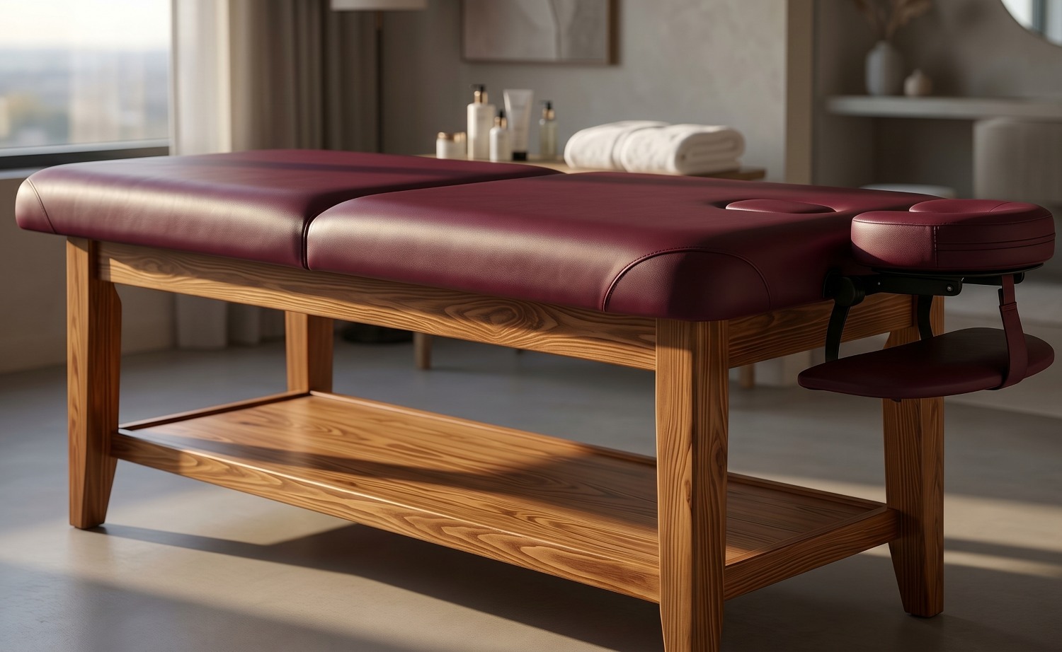 Professional massage room